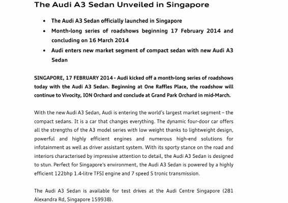 Photo Release_The Audi A3 Sedan Unveiled in Singapore_1 (566x800)