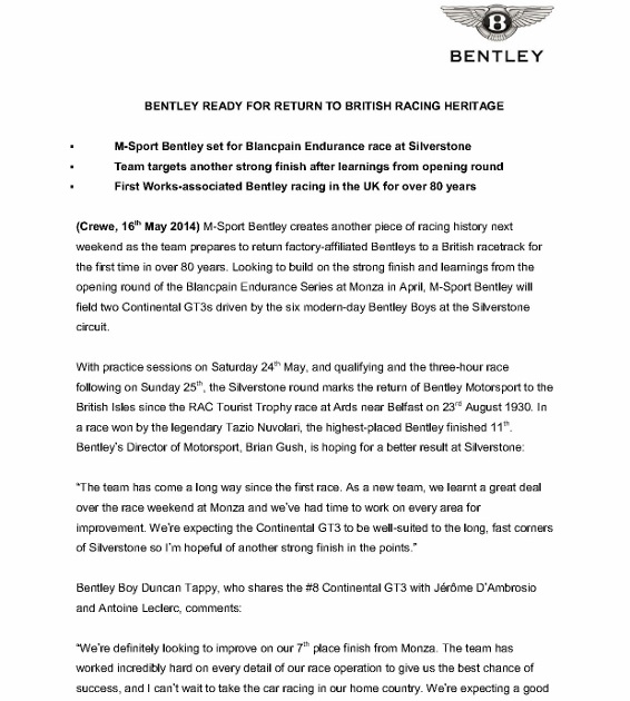 Bentley ready for return to British racing heritage (English)_1 (566x800)