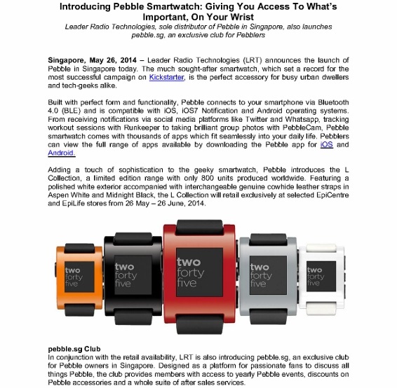 pebble smartwatch launch sg (1)