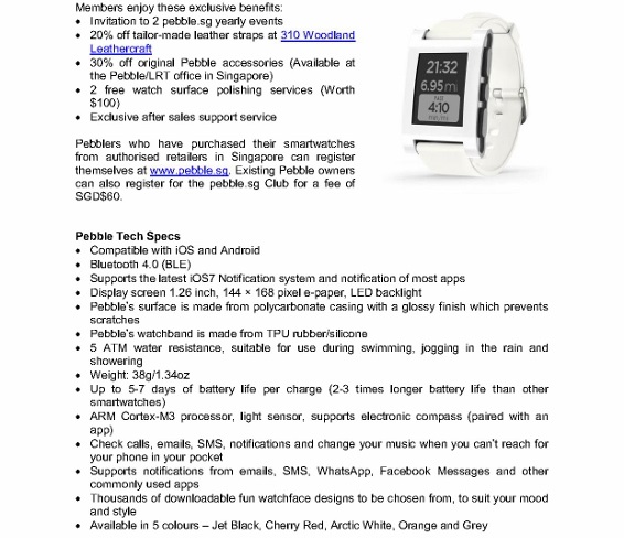 pebble smartwatch launch sg (2)