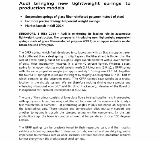 Press Release_Audi bringing new lightweight springs to production models_1 (566x800)