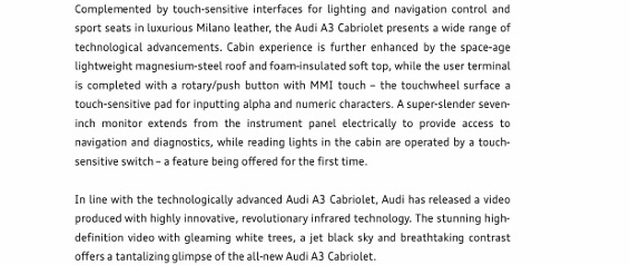Press Release_Technology in a new light - The new Audi A3 Cabriolet_2 (566x800)